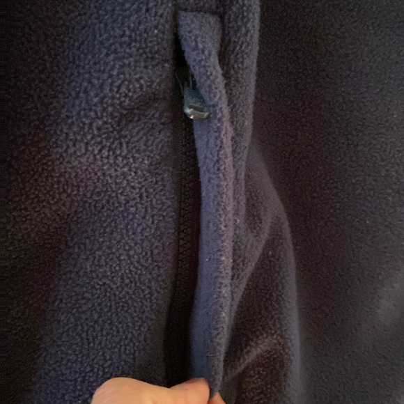 Navy blue Calvin Klein zip up fleece - Picture 4 of 5